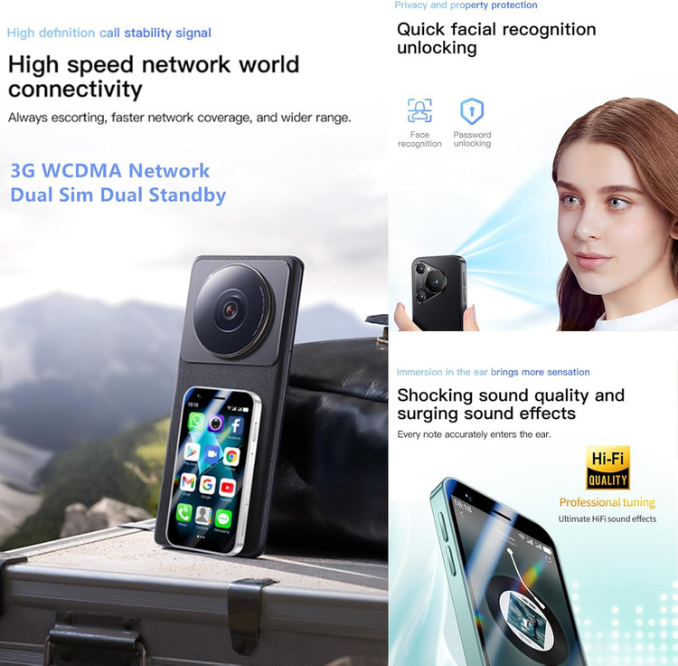 گوشی موبایل مینی Soyes P70 Pro حافظه 16 گیگابایت رم 1