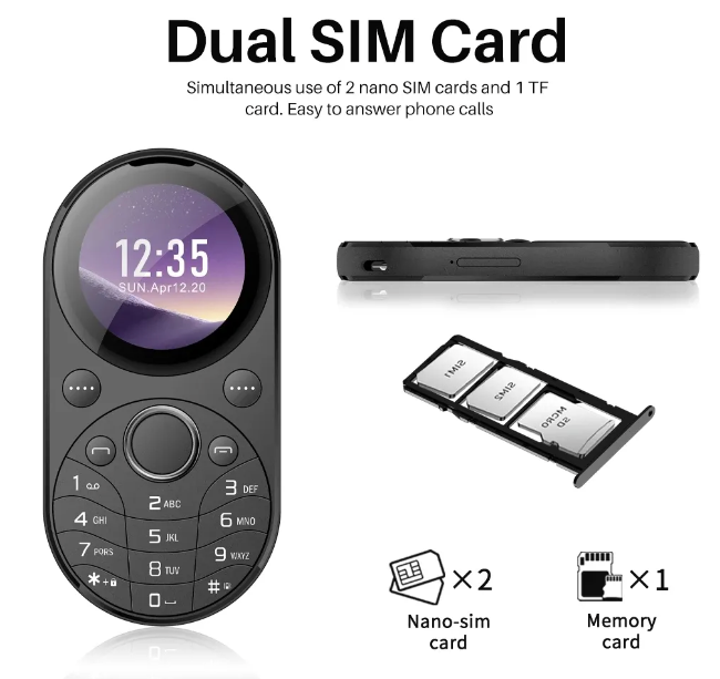 گوشی موبایل کارتی i15 mini برند SERVO دو سیم کارت