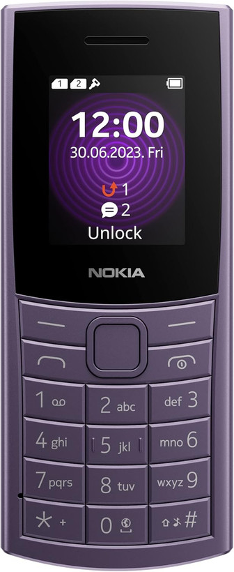 گوشی موبایل نوکیا اورجینال مدل 110 4G سال 2023 دو سیمکارت