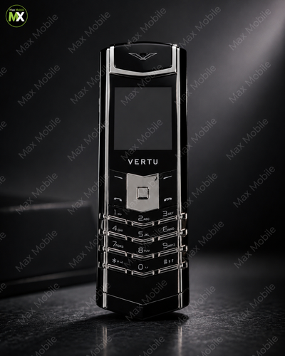 گوشی موبایل ورتو مدل Signature S طرح چرم ساده تمام مشکی کپی Vertu High Copy حافظه 4 گیگابایت